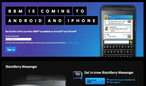 BBM Android için 21 Eylül, iOS için ise 22 Eylülde yayınlanacak