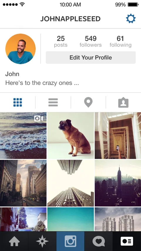 Instagram mobil uygulamasını iOS 7’ye uyumlu hâle getirdi