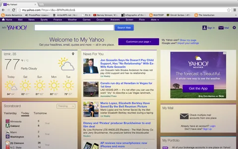 MyYahoo yeni tasarımıyla tekrar internetteki yerini aldı