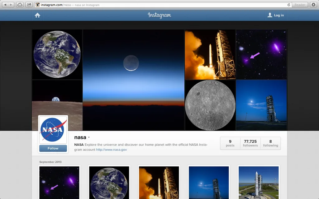 NASA resmi hesabıyla Instagram’daki yerini aldı