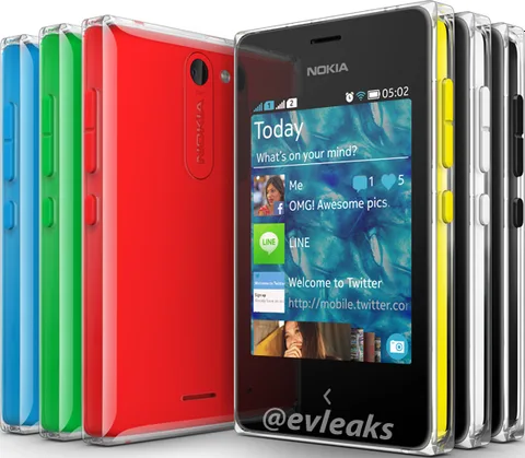 Nokia Asha 502 altı farklı renk seçeneğiyle geliyor