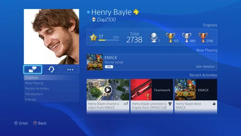 PS4’e ait yeni ekran görüntüleri kademeli ilerleme ve yeni mobil uygulamayı gösteriyor