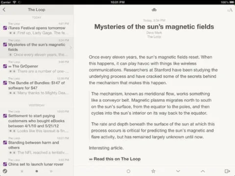 iOS için Reeder 2 RSS savaşına yeniden dahil oluyor