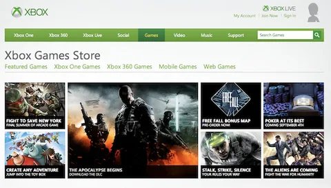 Microsoft Xbox Live Marketplace’i Games Store olarak yeniden adlandırdı