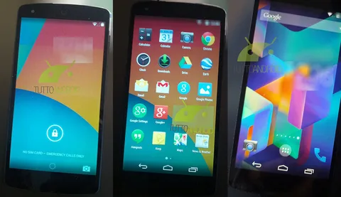 Android 4.4 KitKat ile yüklü Nexus 5’in fotoğrafları sızdı