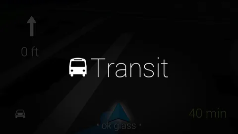 Google Glass’a son güncellemeyle toplu taşıma yol bilgileri eklendi