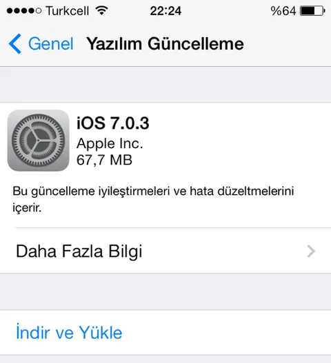 Apple iOS 7.0.3 güncellemesiyle iCloud Anahtar Zinciri desteğini getiriyor, sorunları çözüyor