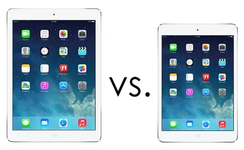 iPad Air ve iPad mini Retina karşı karşıya