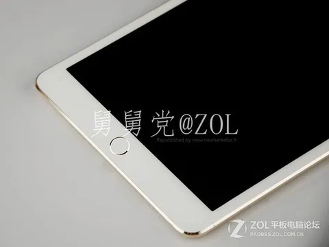 Altın renkli ve Touch ID sensörlü iPad mini 2 sızdı