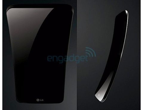 LG’nin kavisli ekrana sahip akıllı telefonu G Flex’in fotoğrafları sızdı