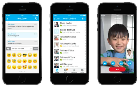 iPhone ve iPad için Skype’ın tasarımı iOS 7 ile uyumlu hâle geldi