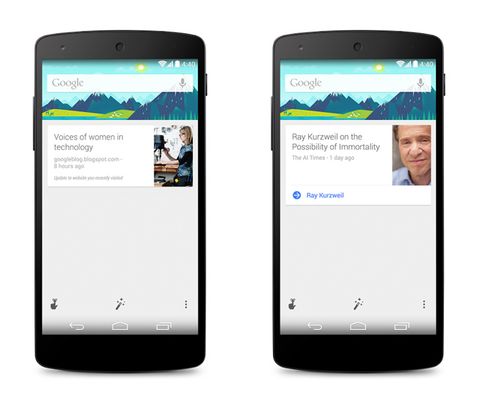 Google Now güncellemesiyle birlikte KitKat özelliklerinden bazıları eski cihazlara taşınıyor