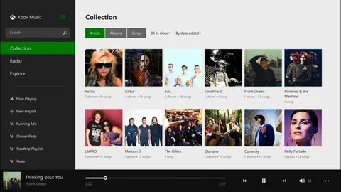 Xbox One’da reklamlarla desteklenen Xbox Music ücretsiz olarak yer alacak