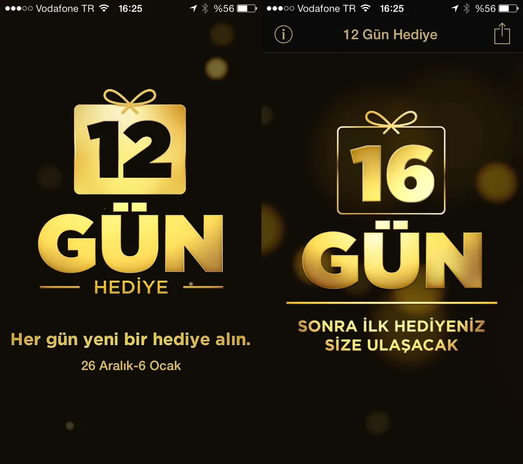 Apple’ın 12 Gün Hediye uygulaması App Store’da