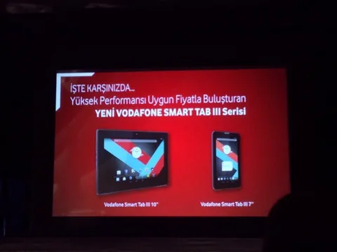 Vodafone 7 ve 10 inç Smart Tab III tabletlerini tüketicilerle buluşturuyor