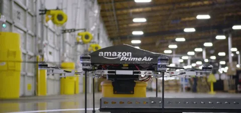 Amazon Prime Air hava araçlarıyla teslimat süresini 30 dakikaya indirmeyi hedefliyor