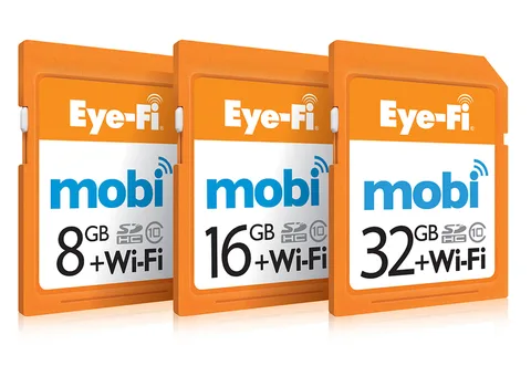 Eye-Fi Mobi ile akıllı telefon ve tabletlere kablosuz iletim