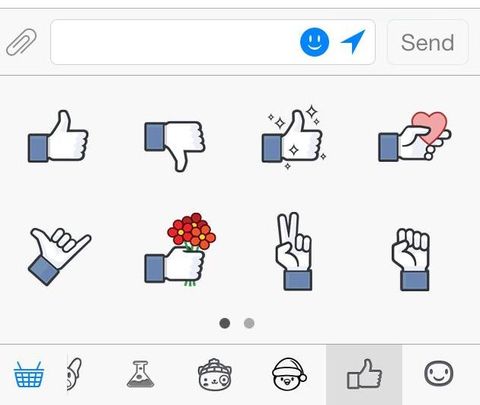 Facebook Messenger’a ”beğenme” çıkartması eklendi