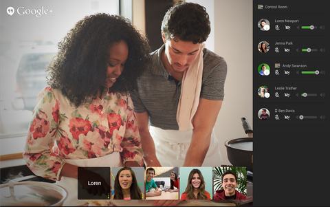 Google Control Room ile Hangouts on Air kayıtlarında daha iyi ses ve video yönetimi