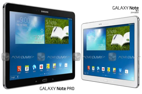 Samsung Galaxy Note Pro iki farklı boyut seçeneğiyle gelebilir