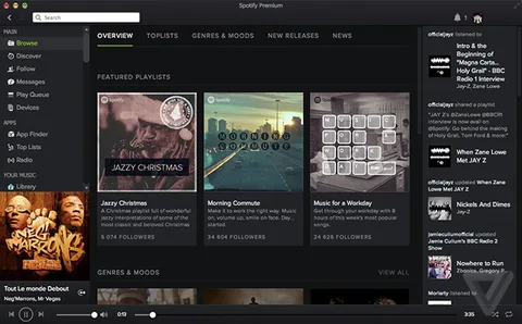 Spotify Mac uygulamasının yeni tasarımının dağıtımına başladı