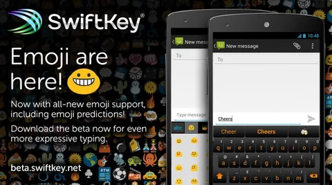 SwiftKey 4.5 beta sürümü emoji desteğiyle geldi