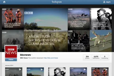 BBC Instagram video ile haber yayınını deniyor