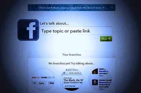Facebook yeni Conversations grupları oluşturmak için Branch ve Potluck’ı satın aldı