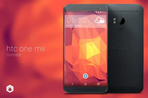 HTC One (M8) konsepti kırpılmış kenarları ve yok edilen kapasitif tuşlarıyla dikkat çekiyor
