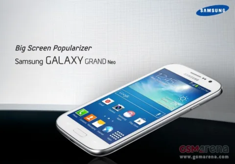 Samsung Galaxy Grand Neo’nun gelişini işaret eden belge sızdı
