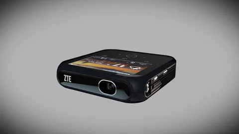 ZTE Projector Hotspot ile bağlantı noktası ve projektörü bir araya getiriyor