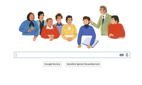 Google Ertem Eğilmez için özel ‘doodle’ hazırladı