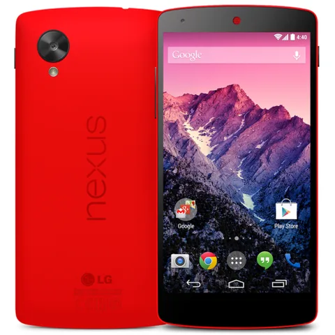 Google Nexus 5’in açık kırmızı renklisi çıktı