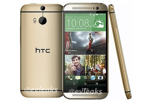 HTC One (M8) altın renk seçeneğiyle gelecek
