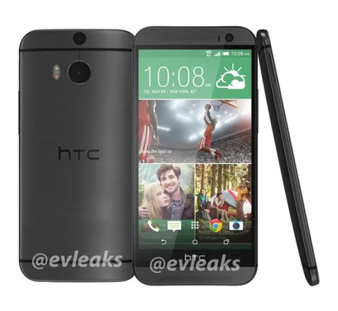 HTC One 2014 (M8) bu sefer koyu gri renkli versiyonuyla kendini gösterdi