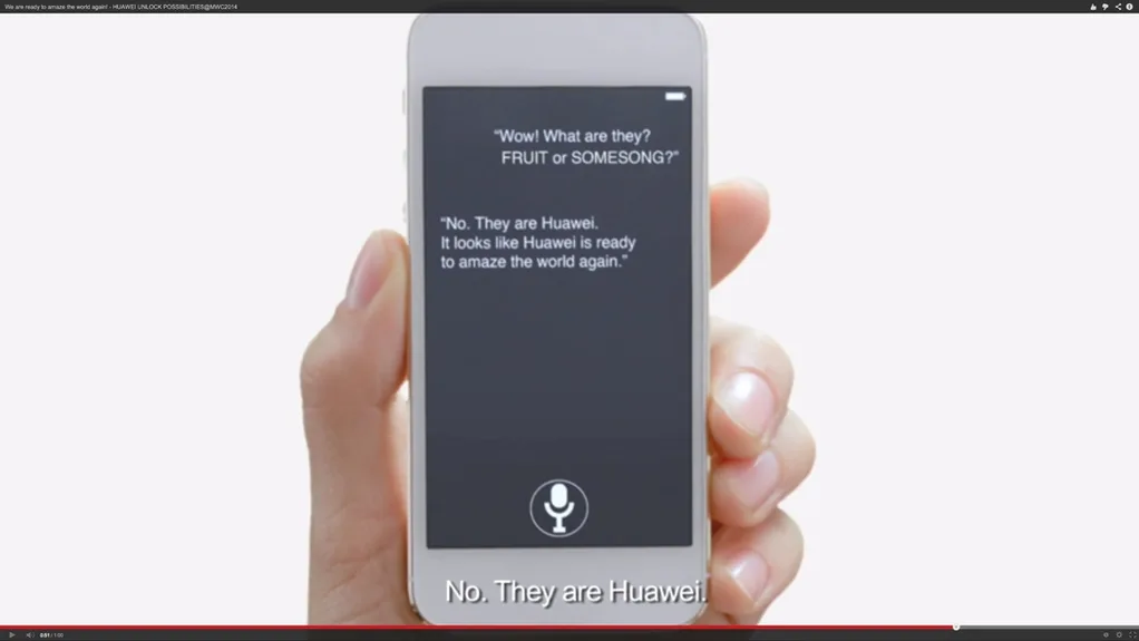Huawei yeni akıllı telefon ve tabletlerinin haberini Siri ile verdi