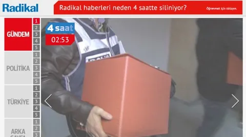 Radikal 4 saat içinde içerik kaldırma zorunluluğu getirecek değişikliği protesto ediyor