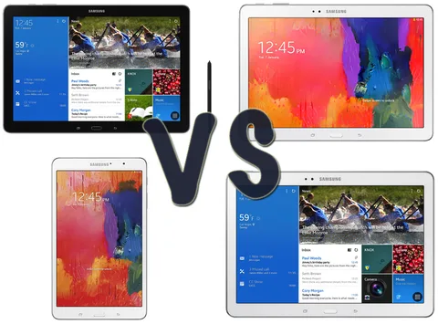 Samsung Galaxy NotePRO ve Galaxy TabPRO karşı karşıya