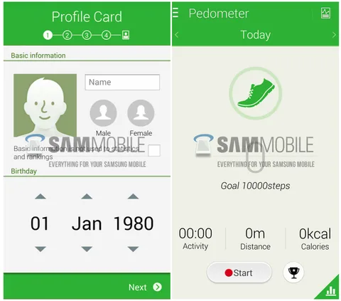 Samsung Galaxy S5 ile birlikte yenilenmiş S Health uygulamasını ve TouchWiz arayüzünü de gözler önüne çıkaracak