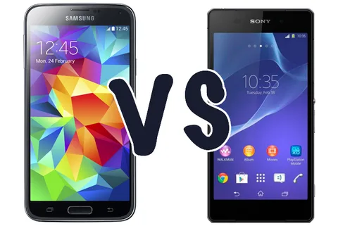Samsung Galaxy S5 ve Sony Xperia Z2 karşı karşıya