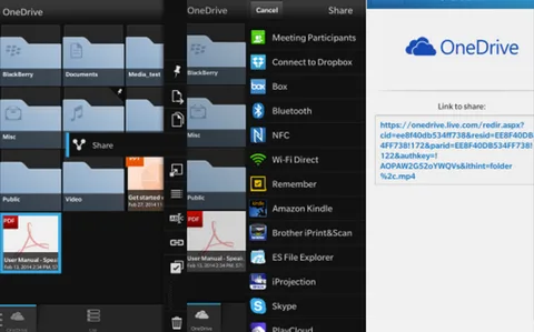 Microsoft OneDrive BlackBerry 10 cihazlarına geldi