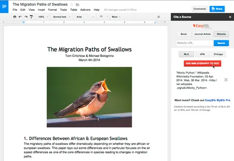 Google’dan Dokümanlar ve Hesap Tabloları için eklenti mağazası