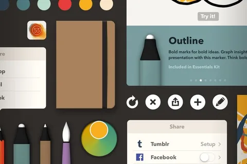 iPad için Paper 1.6 sürümüyle iOS 7’nin düzenine uyum sağladı