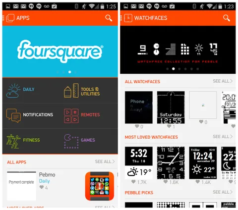 Pebble Android uygulaması 2.0 versiyonuyla saat uygulamaları kataloguna kavuştu