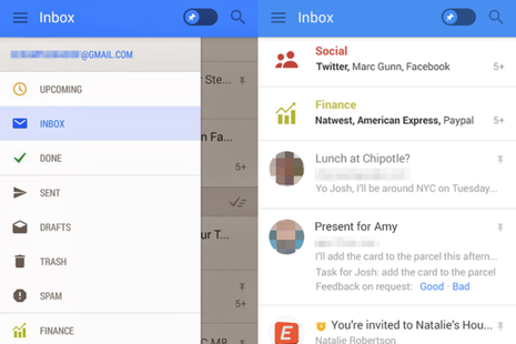 Gmail yeni gelen kutusu sekmelerini test ediyor