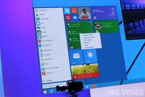 Microsoft yeni nesil Başlat menüsünü gösterdi