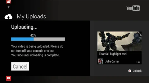 Xbox One’da kaydedilen oyun görüntüleri YouTube’da paylaşılabilecek