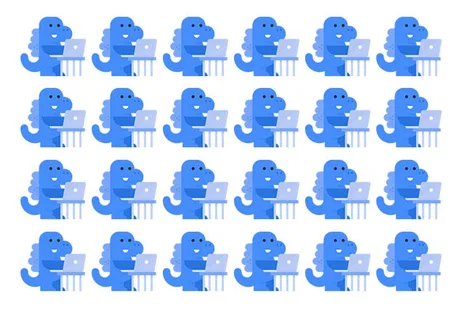 Facebook kullanıcılarına gizlilik ayarlarını kontrol etmelerini dinozor maskotuyla hatırlatıyor