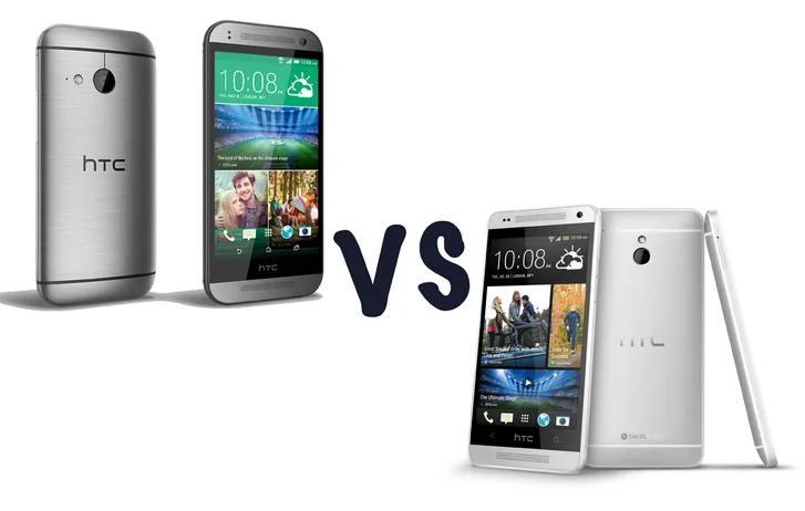 HTC One mini 2 ve HTC One mini karşı karşıya