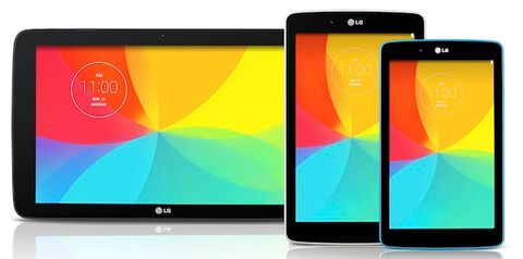 LG G Pad Android tablet serisini üç yeni üyeyle zenginleştiriyor